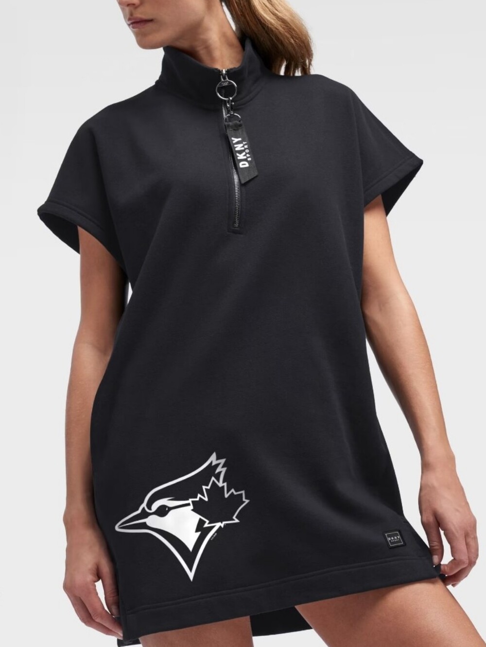 San Jose Sharks DKNY Sport Black Donna Dress Size M